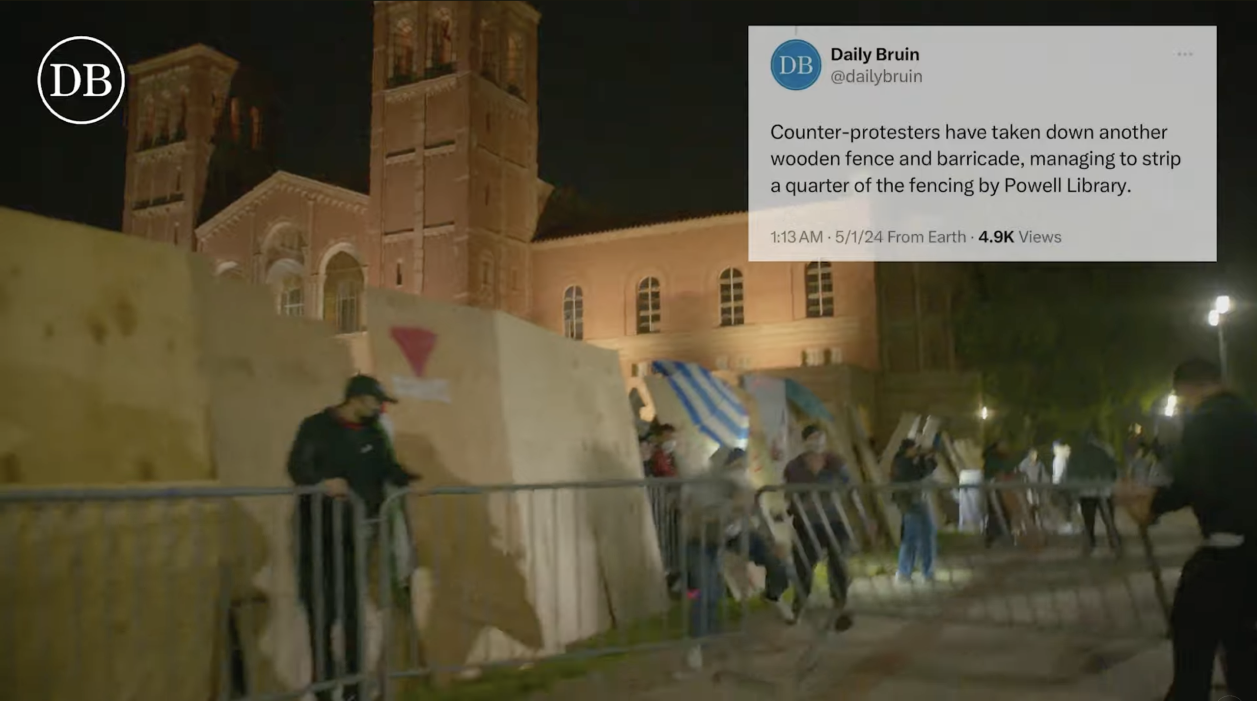 A Timeline of the Encampment Attack