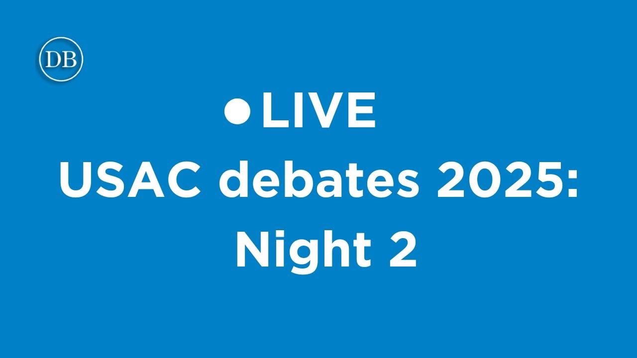 LIVE – USAC 2025 debates: Night 2